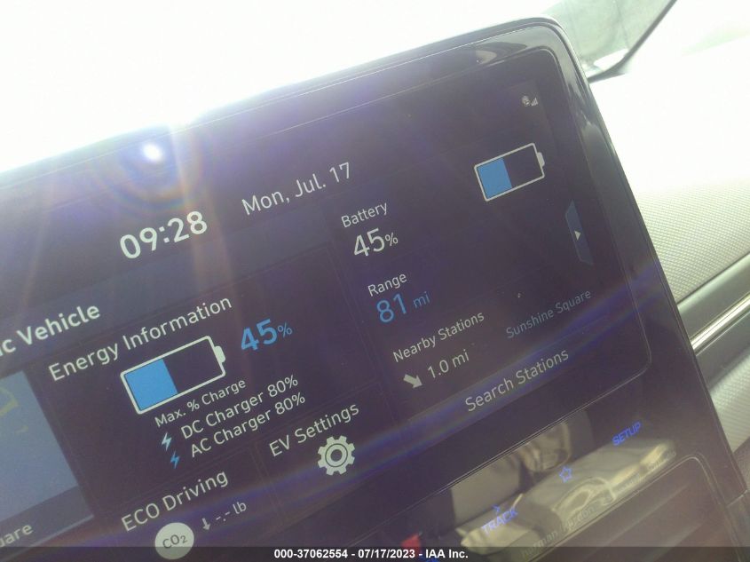 2020 HYUNDAI IONIQ ELECTRIC LIMITED KMHC85LJ5LU061019