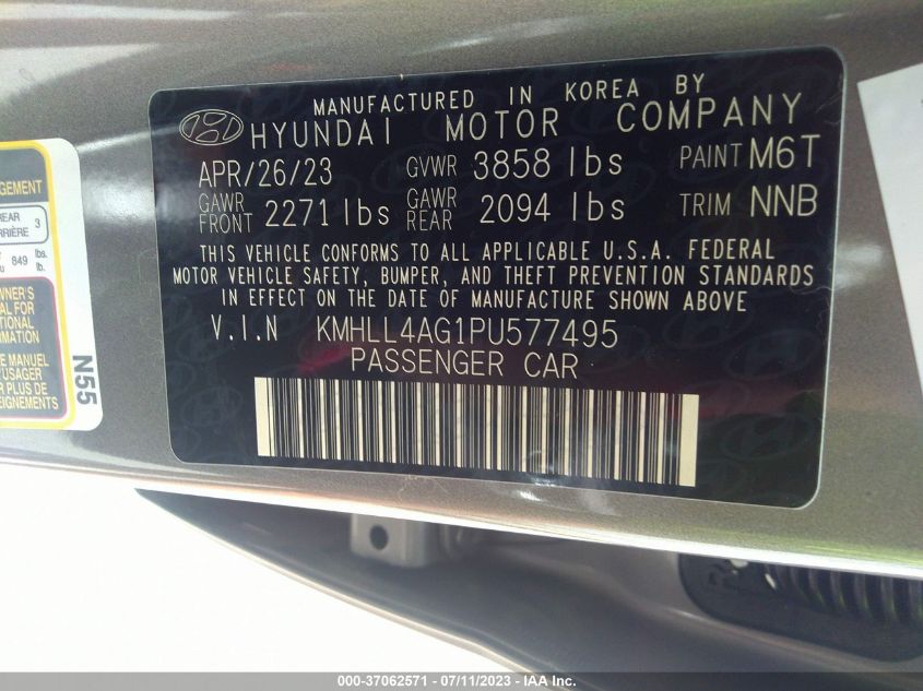2023 HYUNDAI ELANTRA SE - KMHLL4AG1PU577495