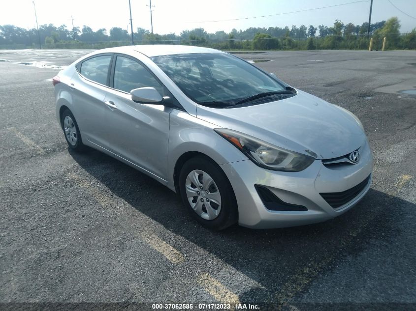 2016 HYUNDAI ELANTRA SE - 5NPDH4AE8GH709350