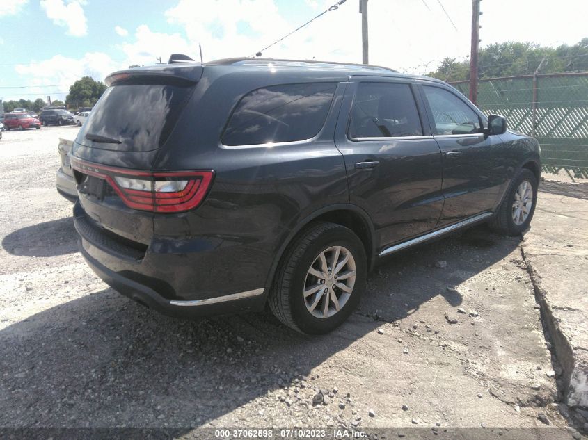2016 DODGE DURANGO SXT - 1C4RDJAG4GC455715