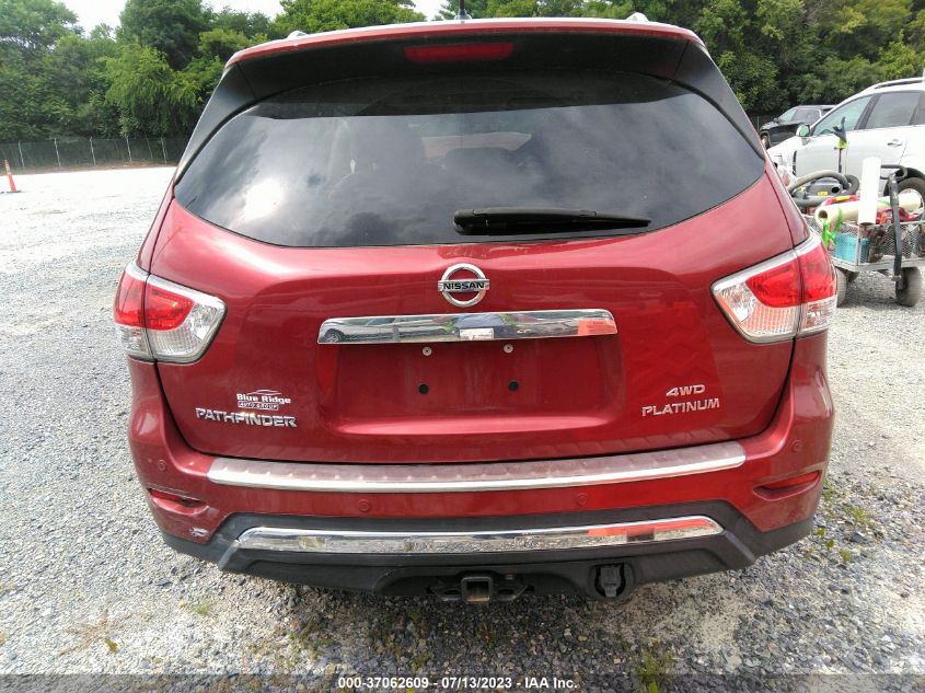 2016 NISSAN PATHFINDER PLATINUM - 5N1AR2MM5GC615084