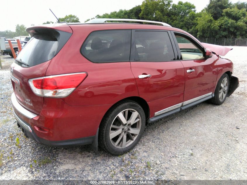 2016 NISSAN PATHFINDER PLATINUM - 5N1AR2MM5GC615084