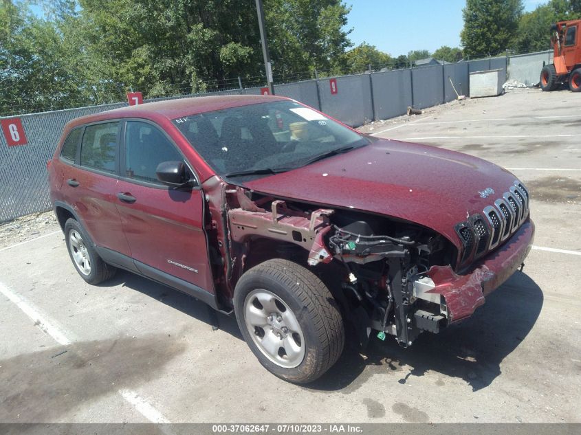 2016 JEEP CHEROKEE SPORT - 1C4PJLAB9GW138365