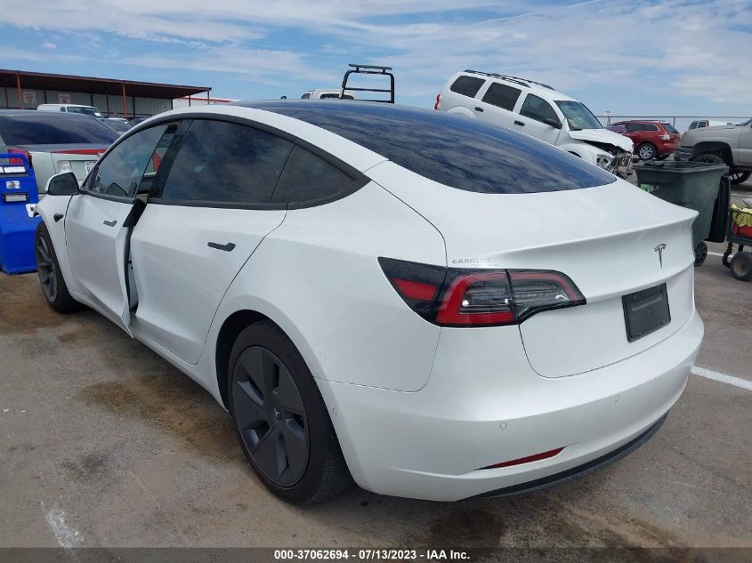 2021 TESLA MODEL 3 STANDARD RANGE PLUS - 5YJ3E1EA0MF009438