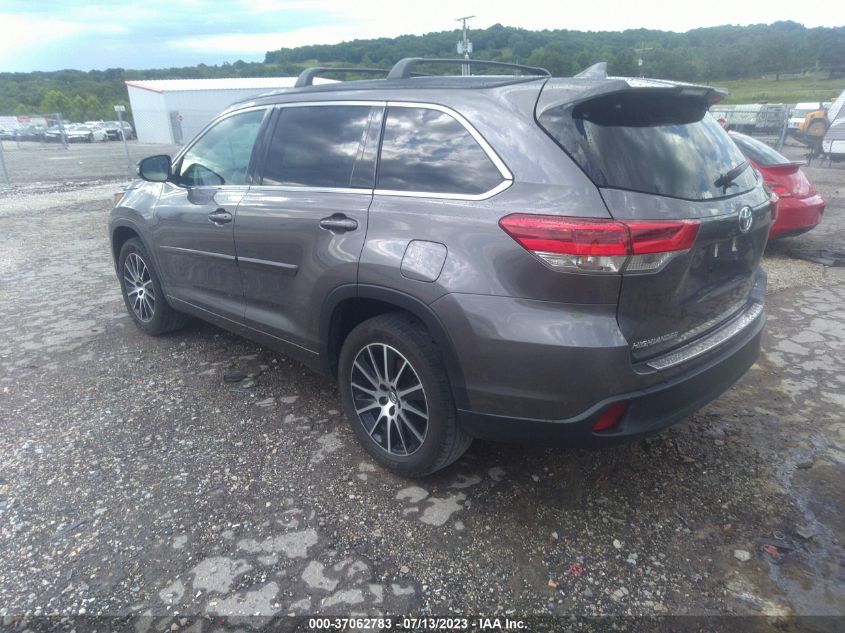 2017 TOYOTA HIGHLANDER XLE - 5TDKZRFH8HS512100