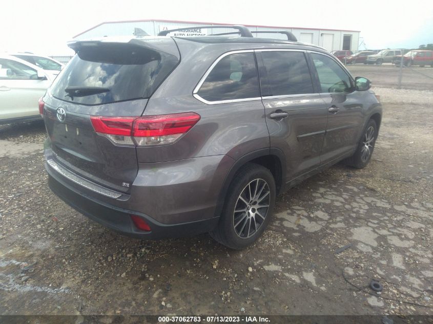 2017 TOYOTA HIGHLANDER XLE - 5TDKZRFH8HS512100