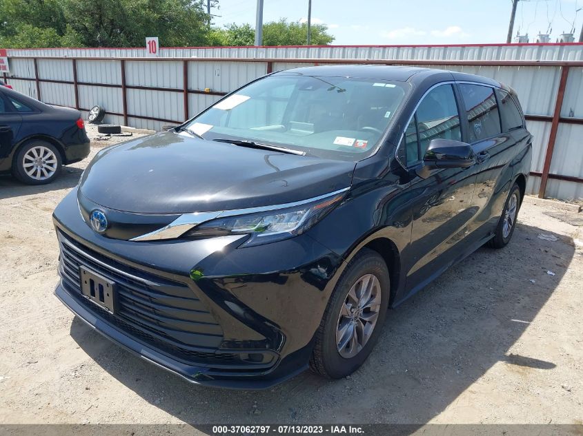 2023 TOYOTA SIENNA LE - 5TDKRKEC6PS159111