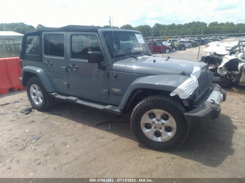 2014 JEEP WRANGLER UNLIMITED SAHARA - 1C4BJWEG3EL292893