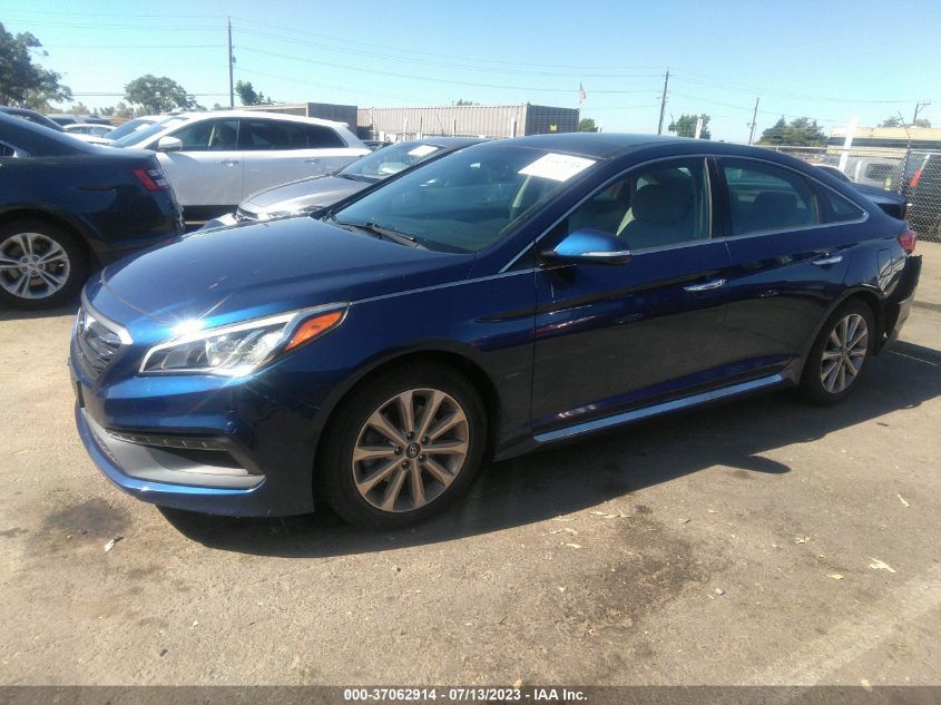 2016 HYUNDAI SONATA 2.4L LIMITED - 5NPE34AF9GH414687