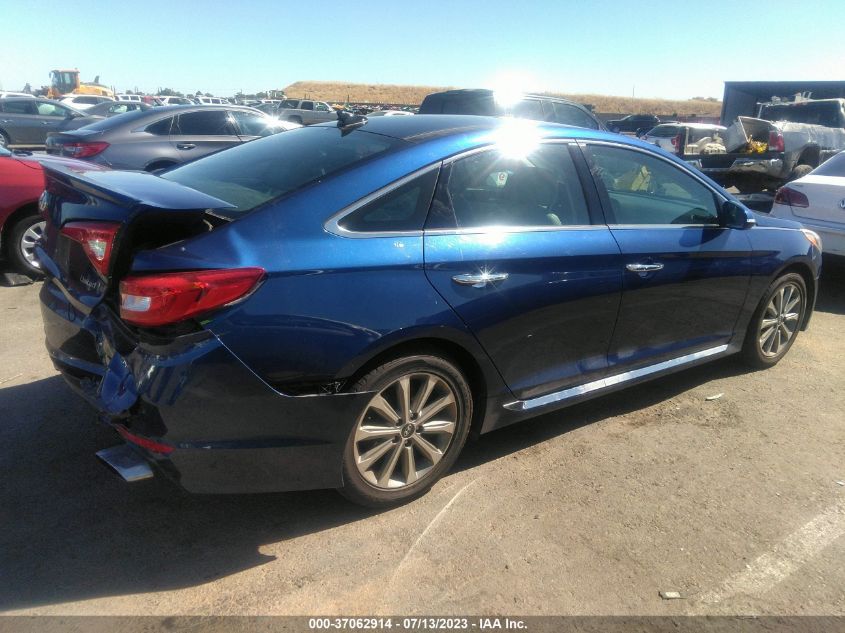 2016 HYUNDAI SONATA 2.4L LIMITED - 5NPE34AF9GH414687