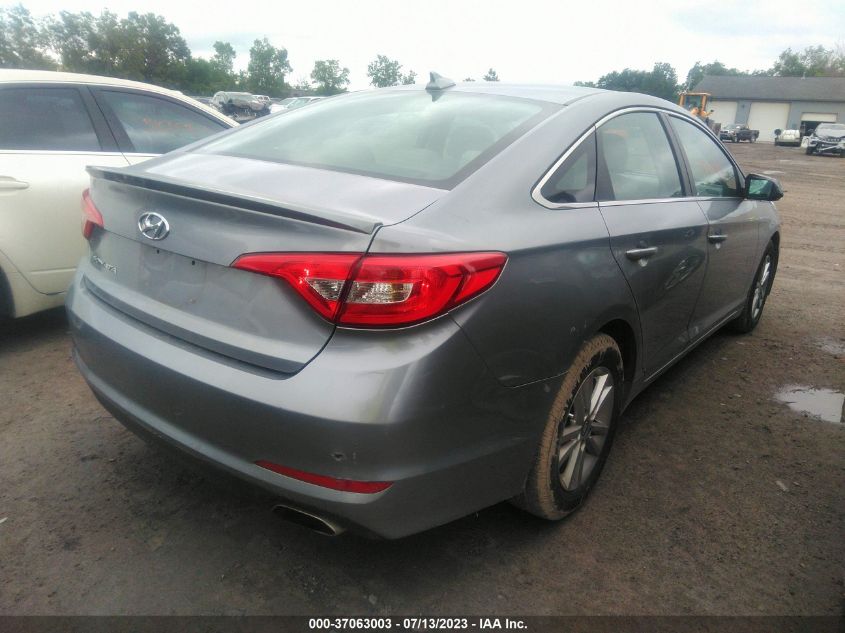 2016 HYUNDAI SONATA 2.4L SE - 5NPE24AF7GH335506