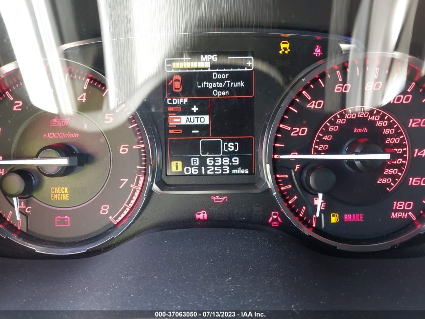 2016 SUBARU WRX STI - JF1VA2M66G9835271