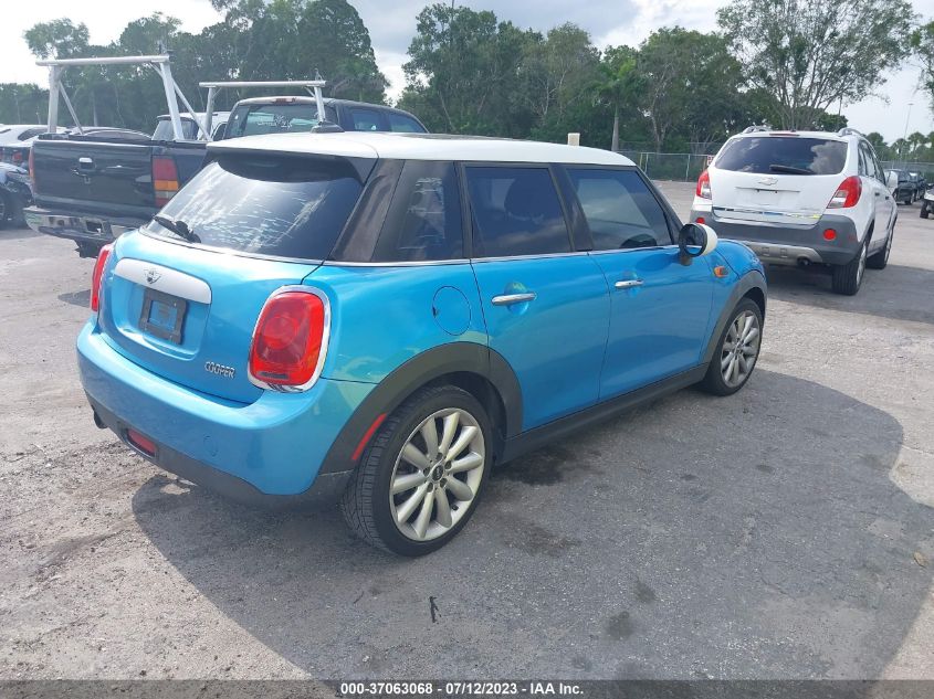 2015 MINI COOPER HARDTOP 4 DOOR WMWXS5C5XFT827280