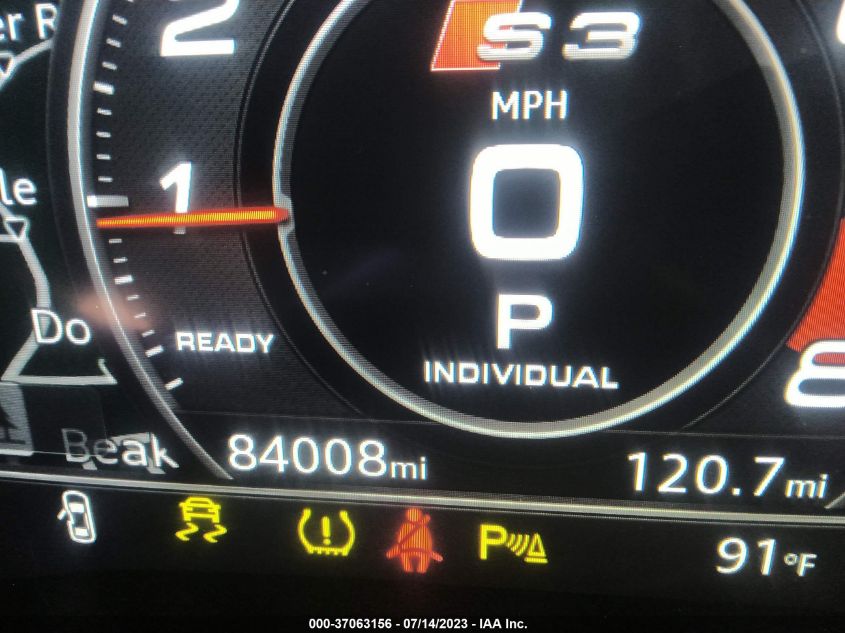 2018 AUDI S3 PREMIUM PLUS - WAUB1GFF0J1022907