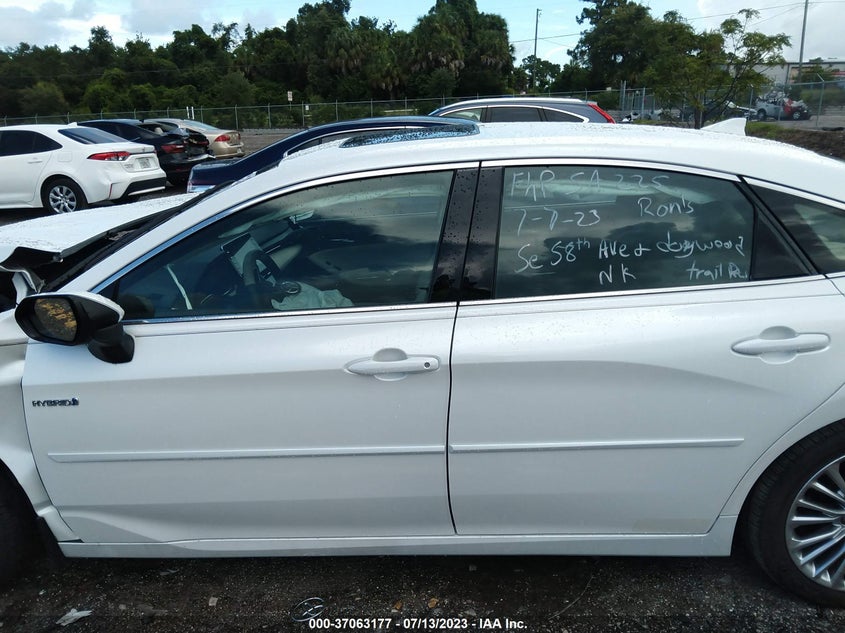 VIN 4T1D21FB9LU019102 2020 TOYOTA AVALON HYBRID LIMITED