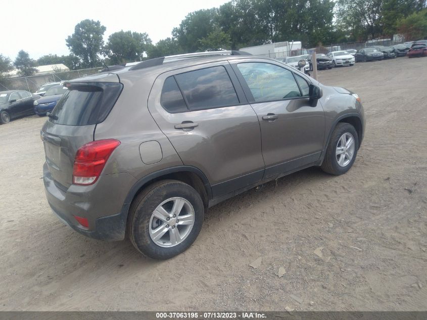 2022 CHEVROLET TRAX LT - KL7CJPSM4NB526241