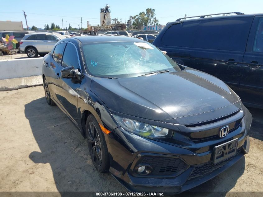 2018 HONDA CIVIC HATCHBACK EX - SHHFK7H55JU423624