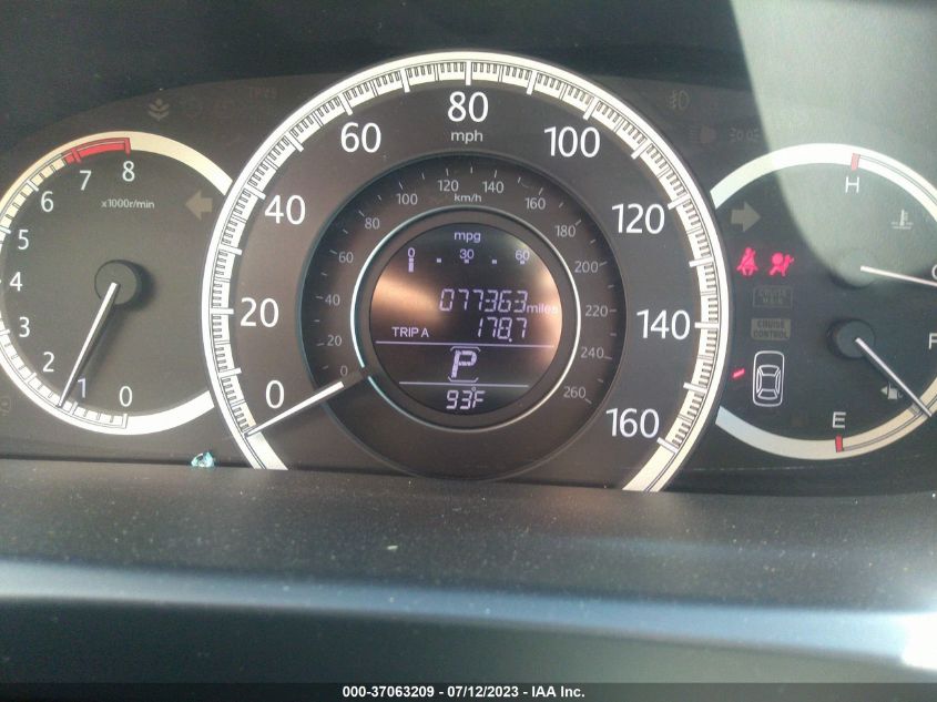 2013 HONDA ACCORD EX-L V-6 - 1HGCR3F8XDA018587