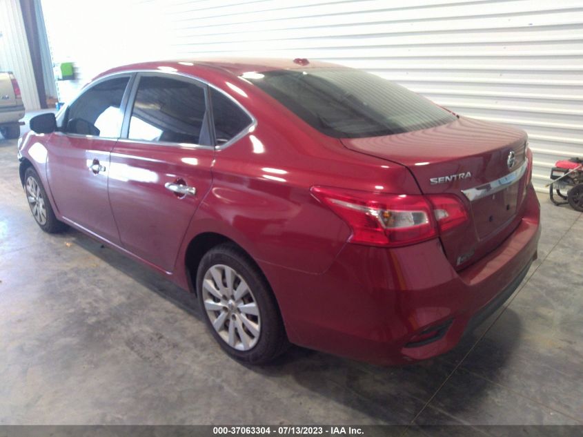 2016 NISSAN SENTRA SR/SL/S/SV/FE+ S - 3N1AB7AP9GL656619