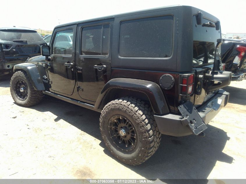 2014 JEEP WRANGLER UNLIMITED SPORT - 1C4BJWDG6EL202220