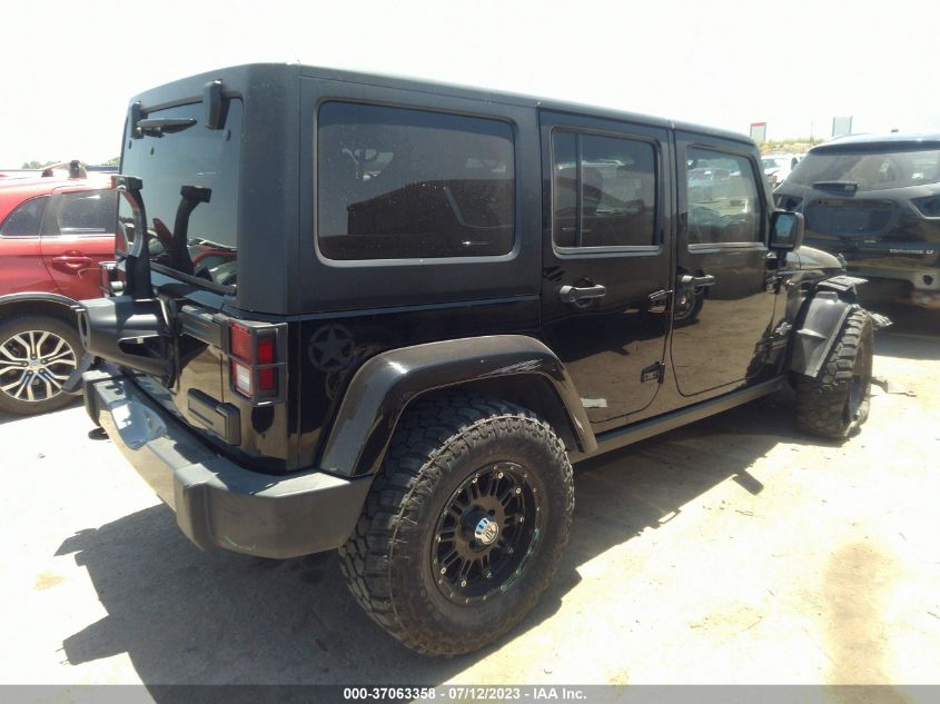 2014 JEEP WRANGLER UNLIMITED SPORT - 1C4BJWDG6EL202220