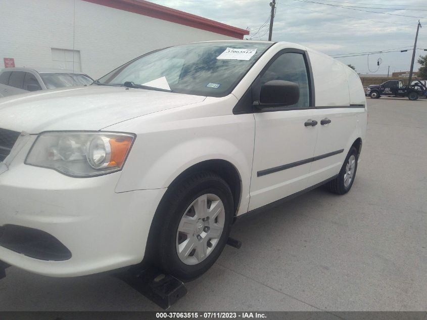 2013 RAM CARGO VAN TRADESMAN 2C4JRGAG0DR504946