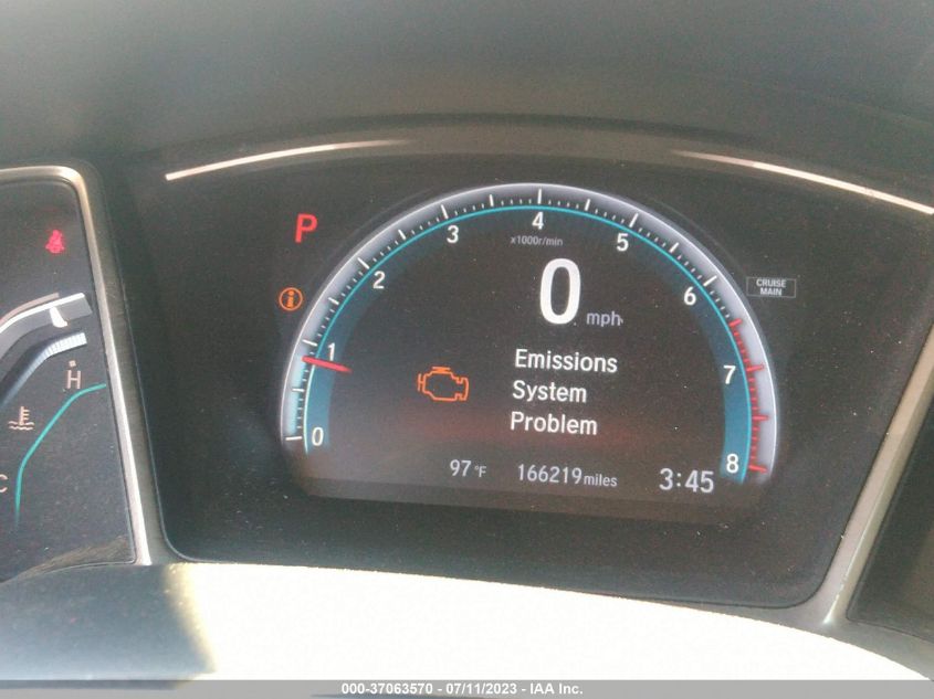 2016 HONDA CIVIC SEDAN EX-L - 19XFC1F78GE038766