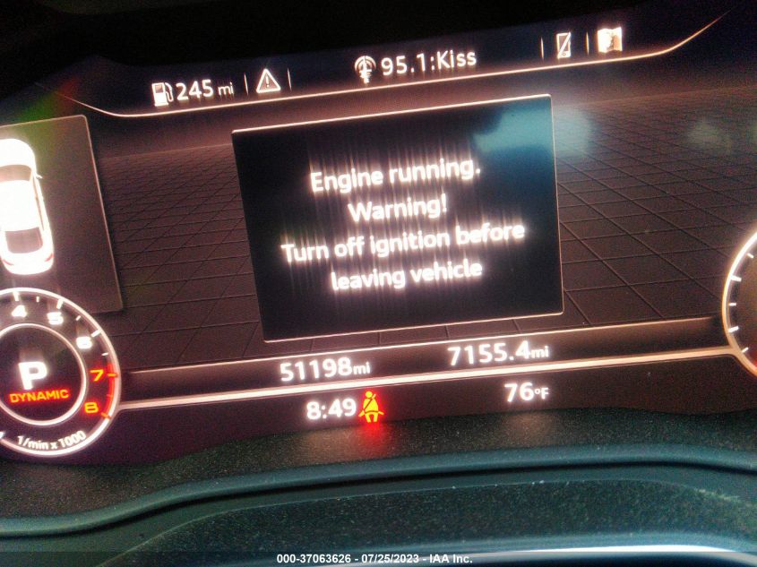 2018 AUDI A5 SPORTBACK PREMIUM PLUS - WAUENCF58JA003300