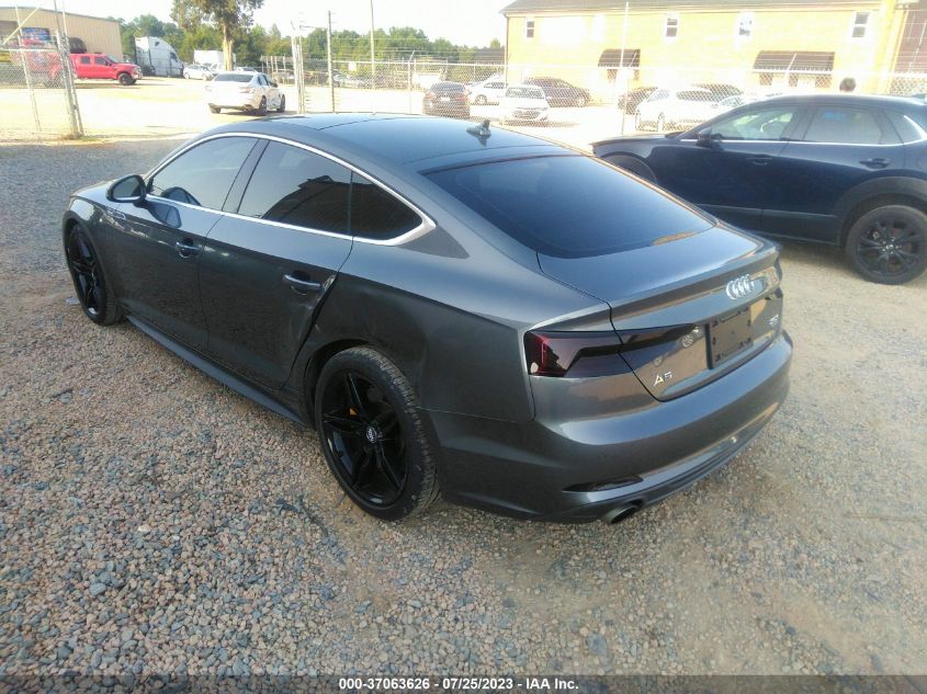 2018 AUDI A5 SPORTBACK PREMIUM PLUS - WAUENCF58JA003300