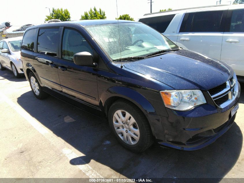 2016 DODGE GRAND CARAVAN SE - 2C4RDGBG6GR122537