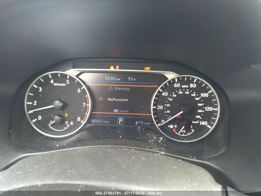 2019 NISSAN ALTIMA 2.5 S - 1N4BL4BVXKC107614
