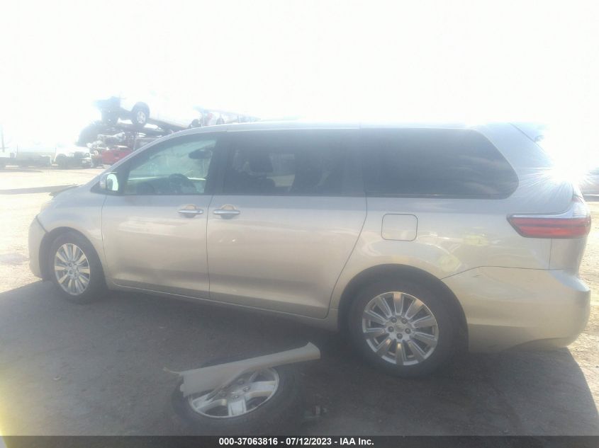 2017 TOYOTA SIENNA XLE/LIMITED - 5TDYZ3DC7HS865104