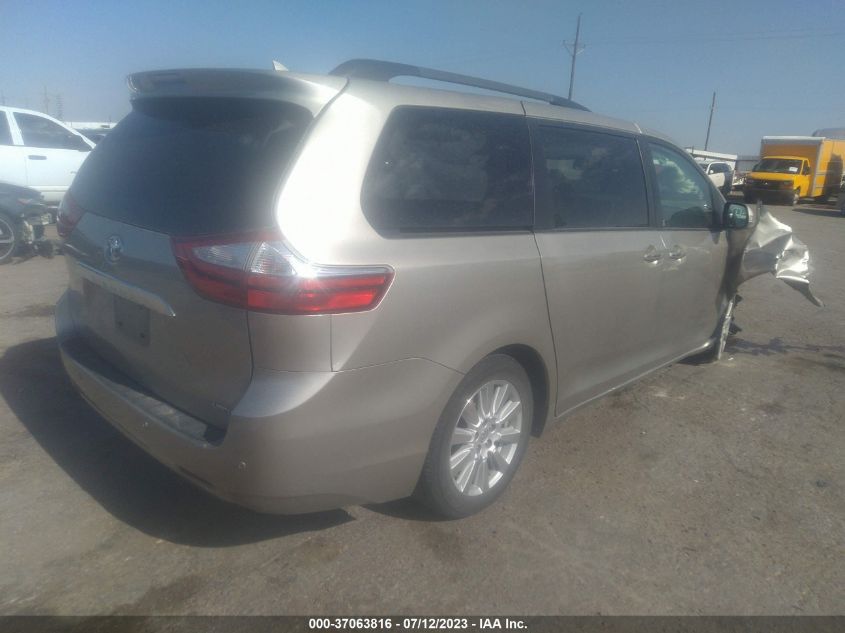2017 TOYOTA SIENNA XLE/LIMITED - 5TDYZ3DC7HS865104