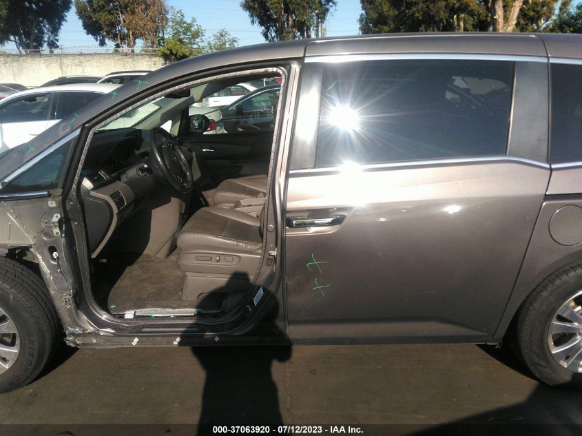 2016 HONDA ODYSSEY EX-L - 5FNRL5H68GB110388
