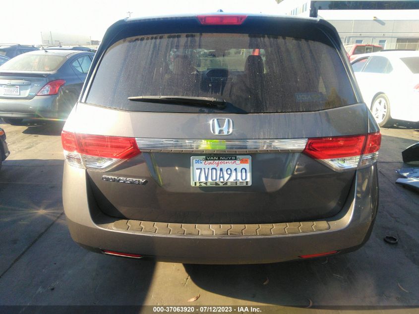 2016 HONDA ODYSSEY EX-L - 5FNRL5H68GB110388