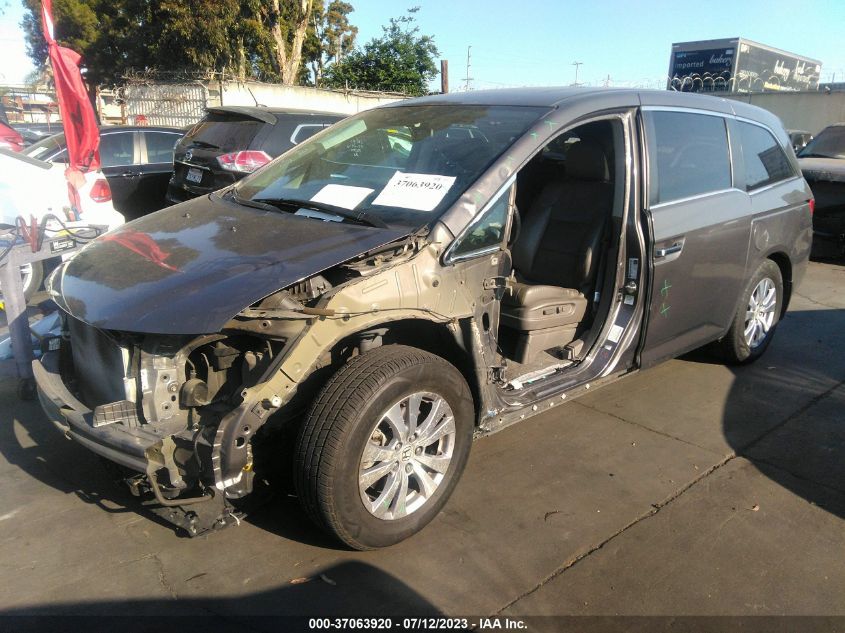 2016 HONDA ODYSSEY EX-L - 5FNRL5H68GB110388