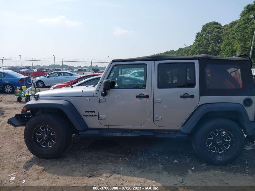 2013 JEEP WRANGLER UNLIMITED SPORT - 1C4BJWDG2DL631465