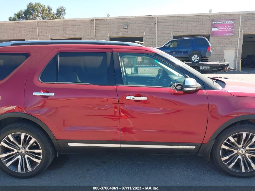 2016 FORD EXPLORER PLATINUM - 1FM5K8HT9GGB53115