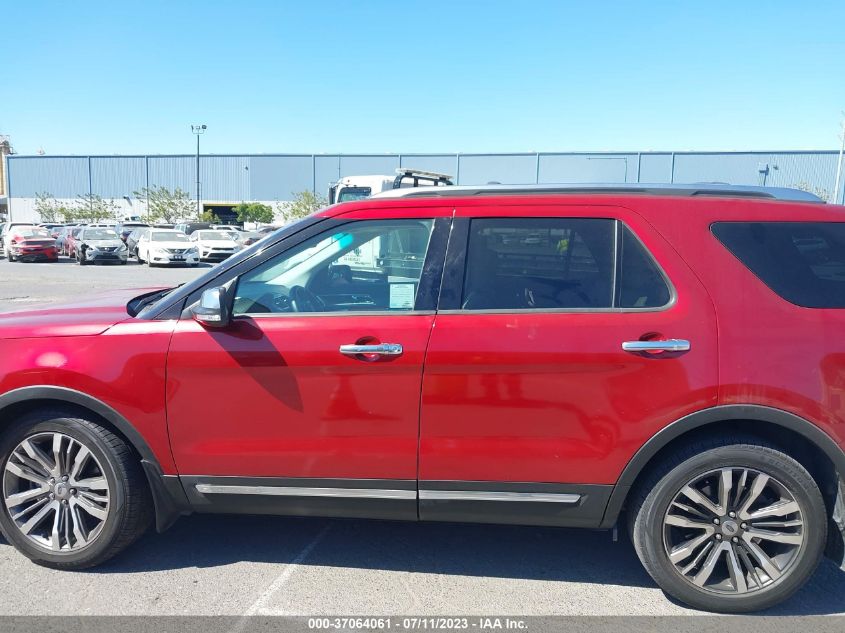 2016 FORD EXPLORER PLATINUM - 1FM5K8HT9GGB53115