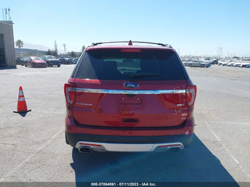 2016 FORD EXPLORER PLATINUM - 1FM5K8HT9GGB53115