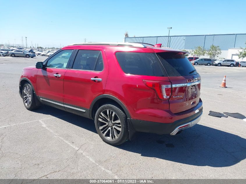 2016 FORD EXPLORER PLATINUM - 1FM5K8HT9GGB53115