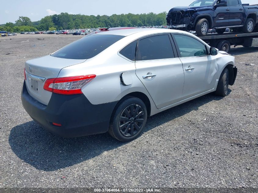 2015 NISSAN SENTRA S - 3N1AB7AP5FY381235