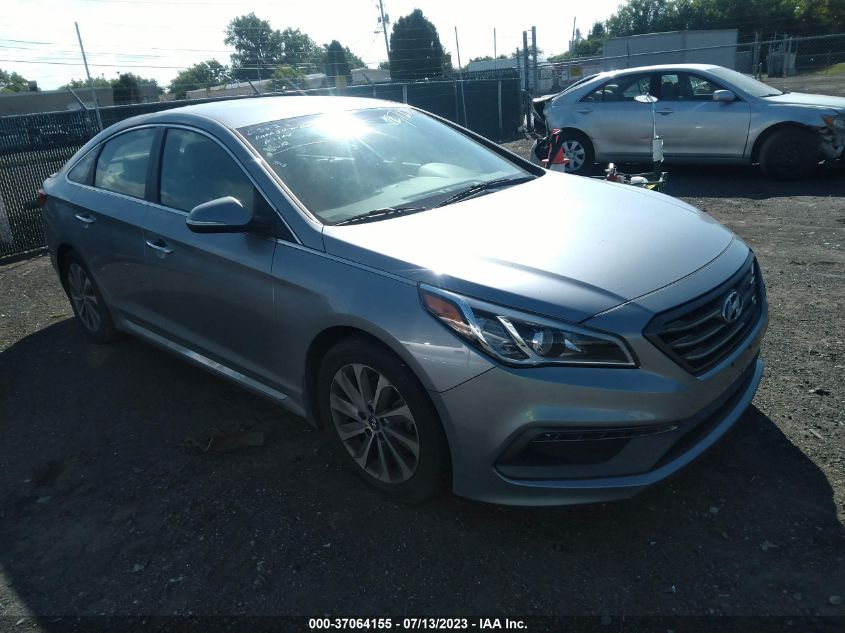 2015 HYUNDAI SONATA 2.4L SPORT - 5NPE34AF1FH230746