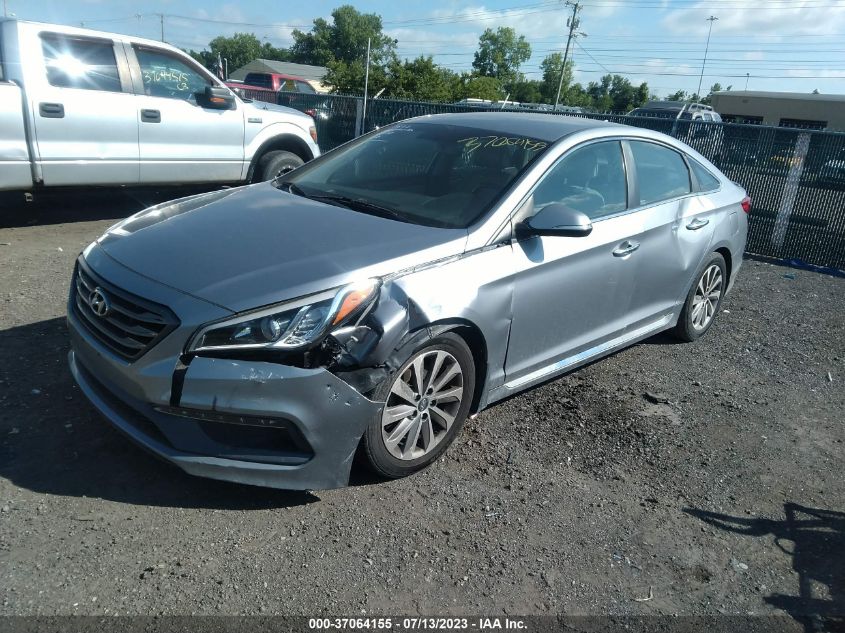 2015 HYUNDAI SONATA 2.4L SPORT - 5NPE34AF1FH230746