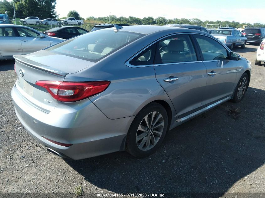 2015 HYUNDAI SONATA 2.4L SPORT - 5NPE34AF1FH230746