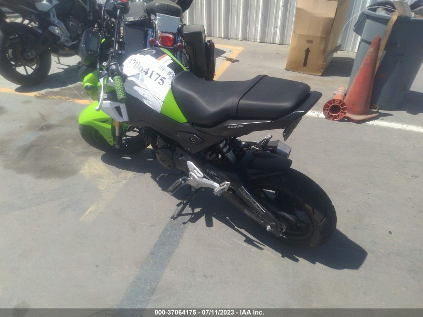 2020 HONDA GROM 125 MLHJC7513L5210330