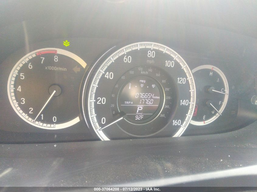 2016 HONDA ACCORD SEDAN EX-L - 1HGCR2F87GA244567