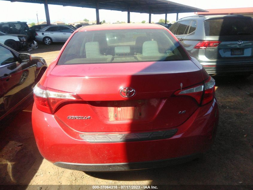 2016 TOYOTA COROLLA L/LE/S/S PLUS/LE PLUS - 2T1BURHE7GC654320