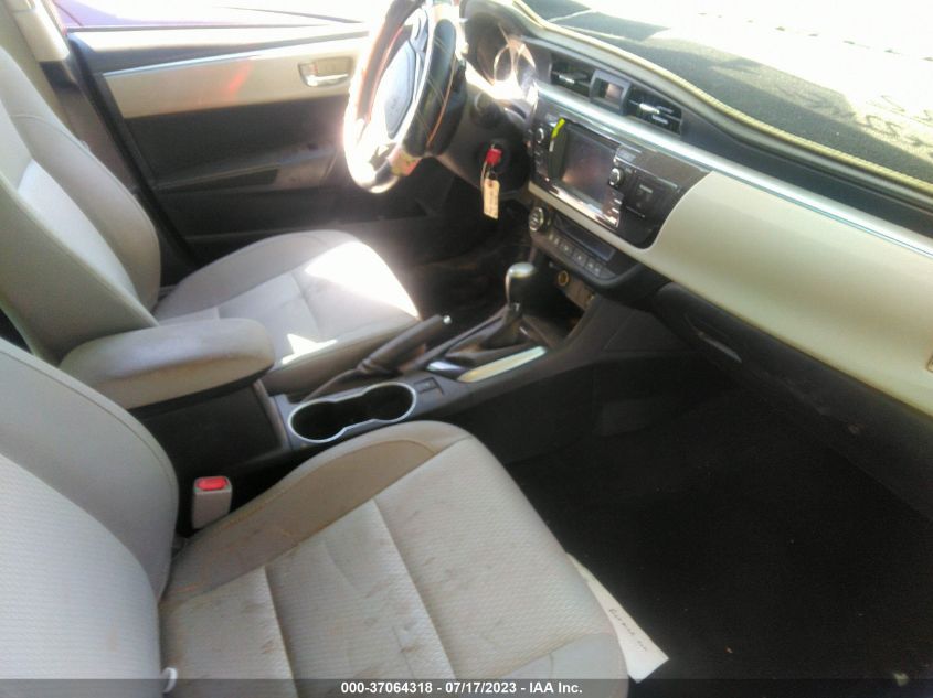 2016 TOYOTA COROLLA L/LE/S/S PLUS/LE PLUS - 2T1BURHE7GC654320