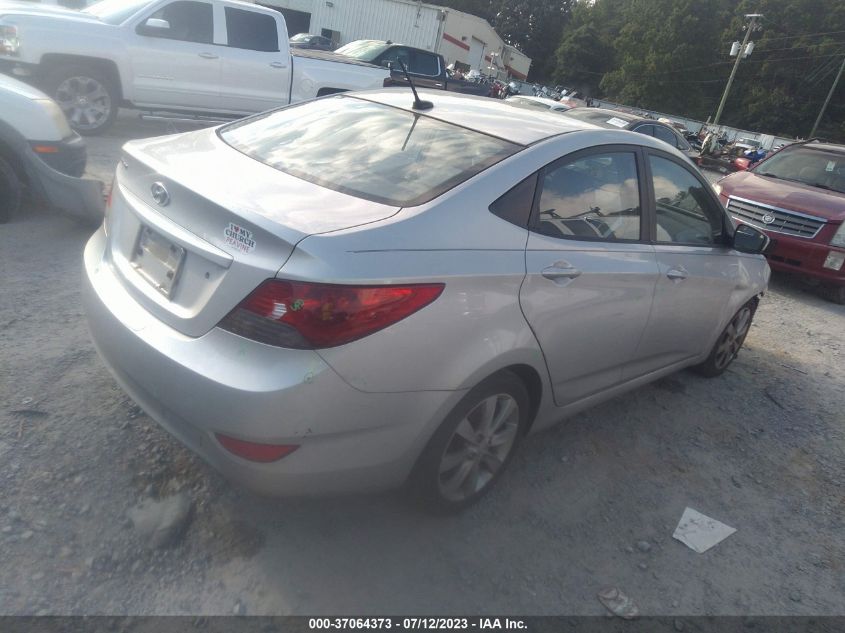 2014 HYUNDAI ACCENT GLS/SE - KMHCU4AE3EU595277